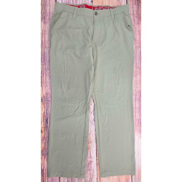 Under Armour Mens Loose Fit Khaki Pants 36x30 - Picture 2 of 7